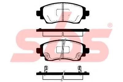 Комплект тормозных колодок, дисковый тормоз sbs купить