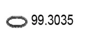 Уплотнительное кольцо, труба выхлопного газа ASSO купить