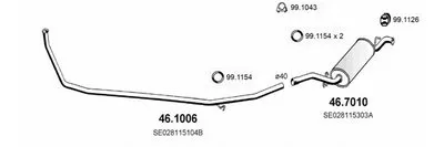 Система выпуска ОГ ASSO купить