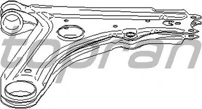 Рычаг независимой подвески колеса, подвеска колеса TOPRAN купить