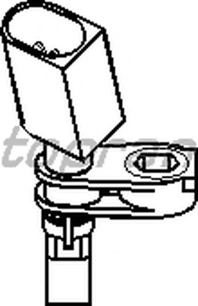 Датчик, частота вращения колеса TOPRAN купить