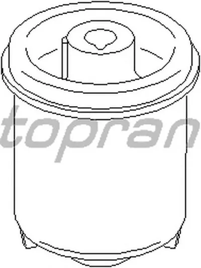 Втулка, балка моста TOPRAN купить