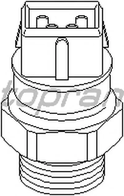 Термовыключатель, вентилятор радиатора TOPRAN купить