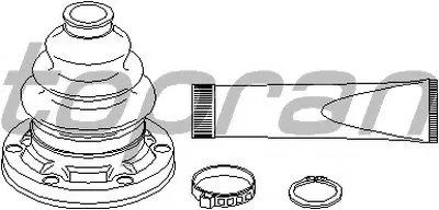 Комплект пылника, приводной вал TOPRAN купить