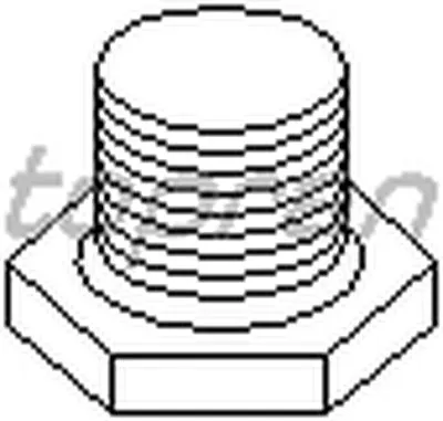 Резьбовая пробка, масляный поддон TOPRAN купить