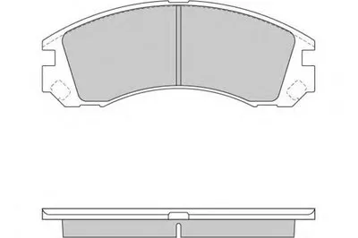 Комплект тормозных колодок, дисковый тормоз E.T.F. купить