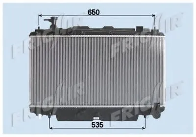 Радиатор, охлаждение двигателя FRIGAIR купить