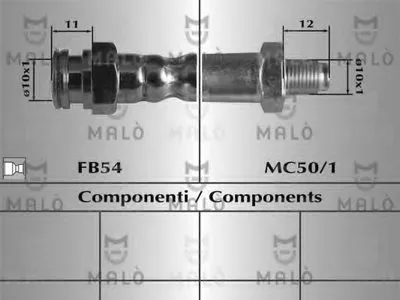 Тормозной шланг MALÒ купить