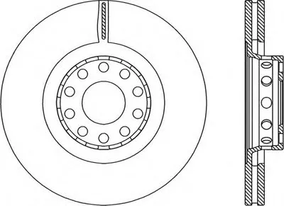 Тормозной диск RADIANCE OPEN PARTS купить