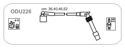 Комплект проводов зажигания JANMOR купить