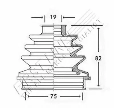 Пыльник, приводной вал FIRST LINE купить