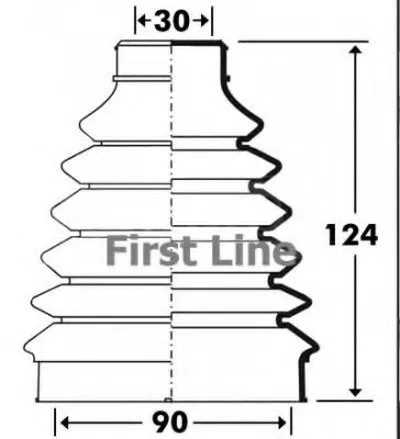 Пыльник, приводной вал FIRST LINE купить