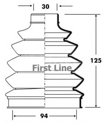 Пыльник, приводной вал FIRST LINE купить