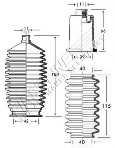 Пыльник, рулевое управление FIRST LINE купить