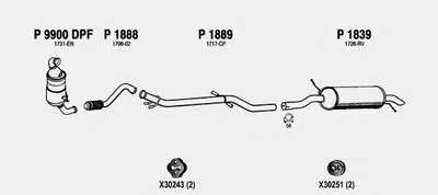 Система выпуска ОГ FENNO купить