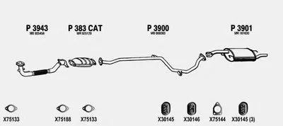 Система выпуска ОГ FENNO купить