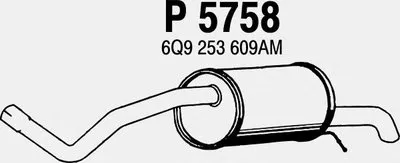 Глушитель выхлопных газов конечный FENNO купить