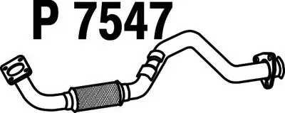 Труба выхлопного газа FENNO купить