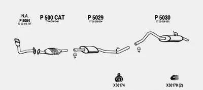 Система выпуска ОГ FENNO купить