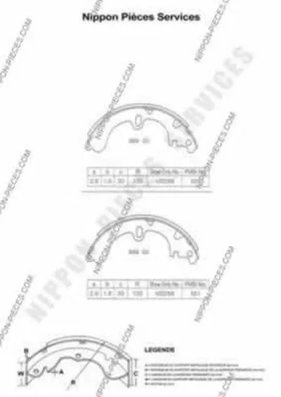 Комплект тормозных колодок NPS купить