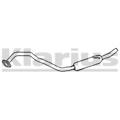 Глушитель выхлопных газов конечный KLARIUS купить