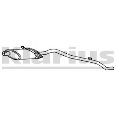 Глушитель выхлопных газов конечный KLARIUS купить