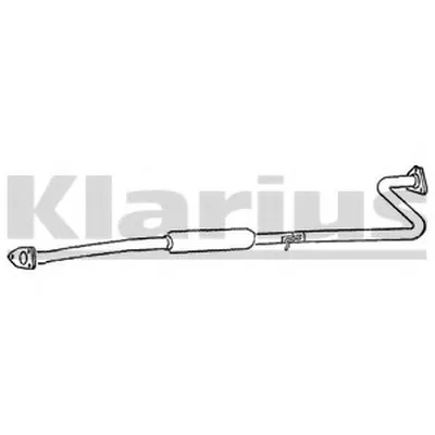 Средний глушитель выхлопных газов KLARIUS купить