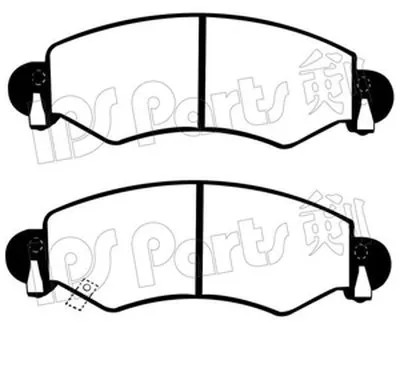 Комплект тормозных колодок, дисковый тормоз IPS Parts IPS Parts купить