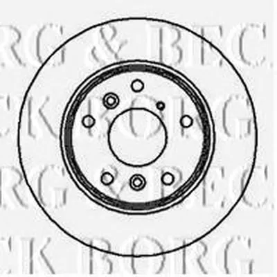 Тормозной диск BORG & BECK купить