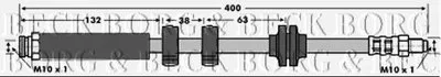 Тормозной шланг BORG & BECK купить