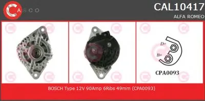 Генератор GENUINE SERIES CASCO купить