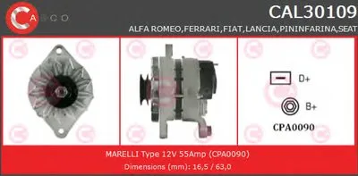 Генератор BRAND NEW SERIES CASCO купить