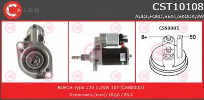 Стартер BRAND NEW SERIES CASCO купить