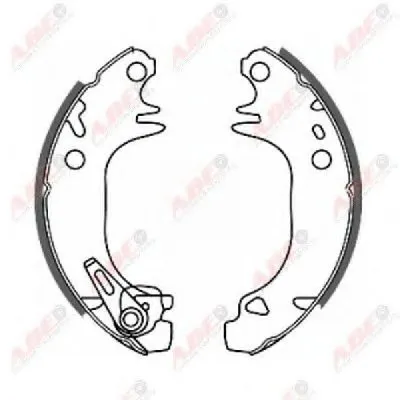 Комплект тормозных колодок ABE купить