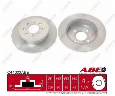 Тормозной диск ABE купить