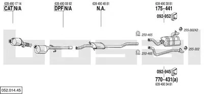 Система выпуска ОГ BOSAL купить