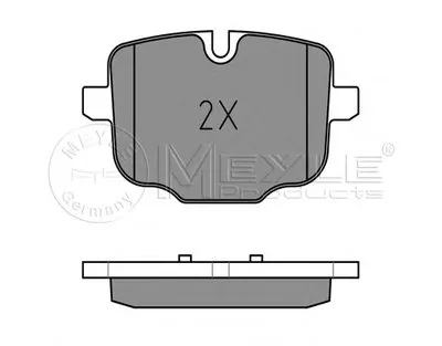 Комплект тормозных колодок, дисковый тормоз MEYLE купить