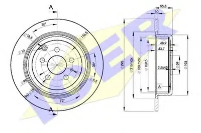 Тормозной диск ICER купить
