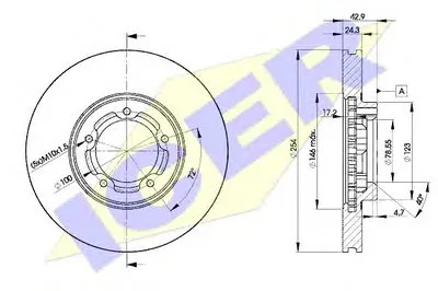 Тормозной диск ICER купить