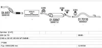 Система выпуска ОГ MTS купить
