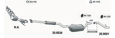 Система выпуска ОГ ASSO купить