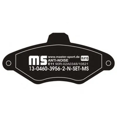 Комплект тормозных колодок, дисковый тормоз Anti-Noise MASTER-SPORT купить