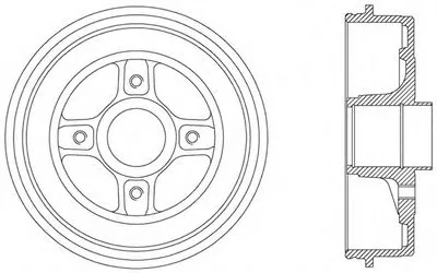 Тормозной барабан ADVANCE OPEN PARTS купить