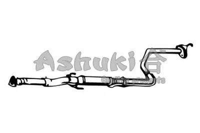 Средний глушитель выхлопных газов ASHUKI купить