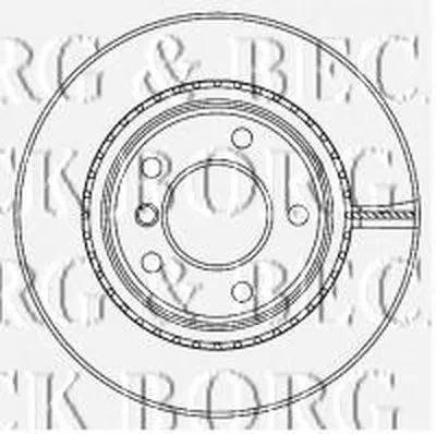 Тормозной диск BORG & BECK купить