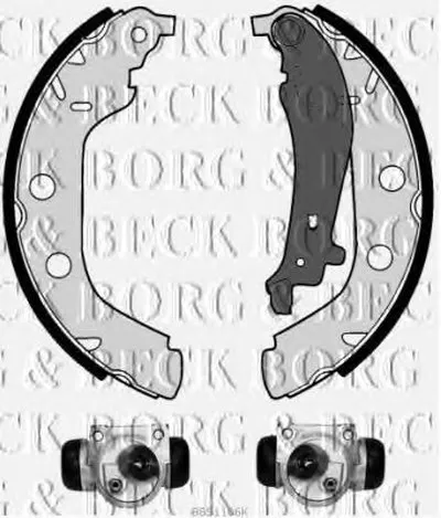 Комплект тормозных колодок BORG & BECK купить