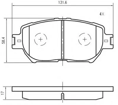 Комплект тормозных колодок, дисковый тормоз VEMA купить