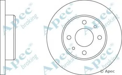 Тормозной диск APEC braking купить