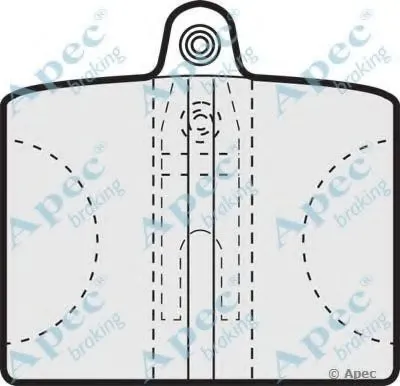 Комплект тормозных колодок, дисковый тормоз APEC braking купить