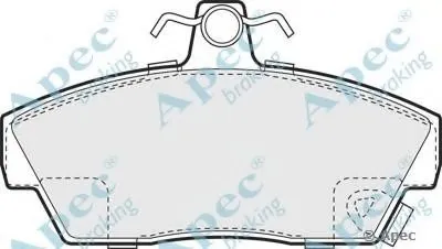 Комплект тормозных колодок, дисковый тормоз APEC braking купить